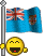Smiley drapeau pays Fidji le