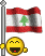 Smiley drapeau pays Liban