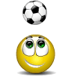 Emoticone foot jongle ballon