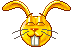 Smiley paques transformation lapin