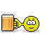 Smiley alcool chope de bière
