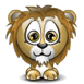 Emoticone animal lion