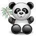 Emoticone animal panda