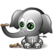 Emoticone animal elephant