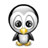 Emoticone animal pingouin