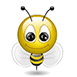 Emoticone animal abeille