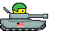 Smiley combat arme tank