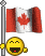 Smiley drapeau pays Canada