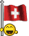 Smiley drapeau pays Suisse
