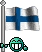 Smiley drapeau pays Finlande