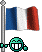 Smiley drapeau pays France