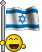 Smiley drapeau pays Israel