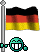 Smiley drapeau pays Allemagne