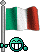 Smiley drapeau pays Italie
