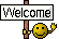 Smiley message welcome